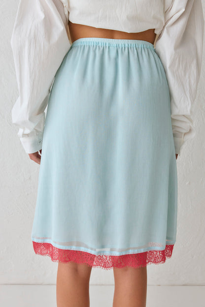 Carmen Midi Skirt Sky