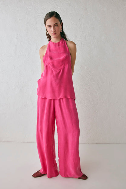Moonscapes Pants Fuchsia
