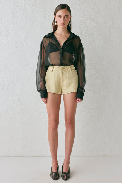 Levy Jacquard Shorts Pistachio