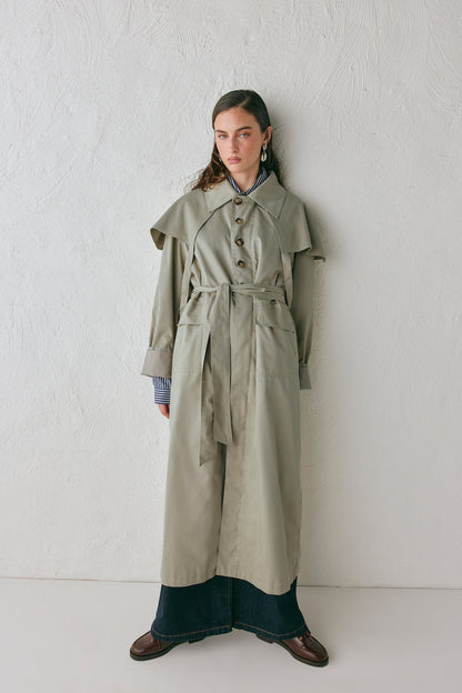 Gina Trench Coat Taupe