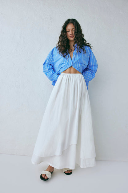 Jasmin Maxi Skirt White