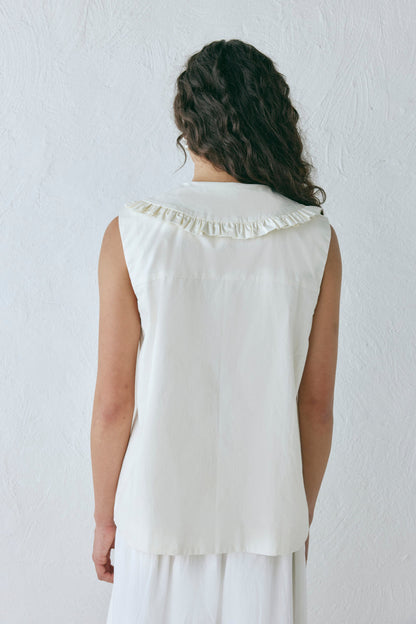 Indira Smock Top Cream
