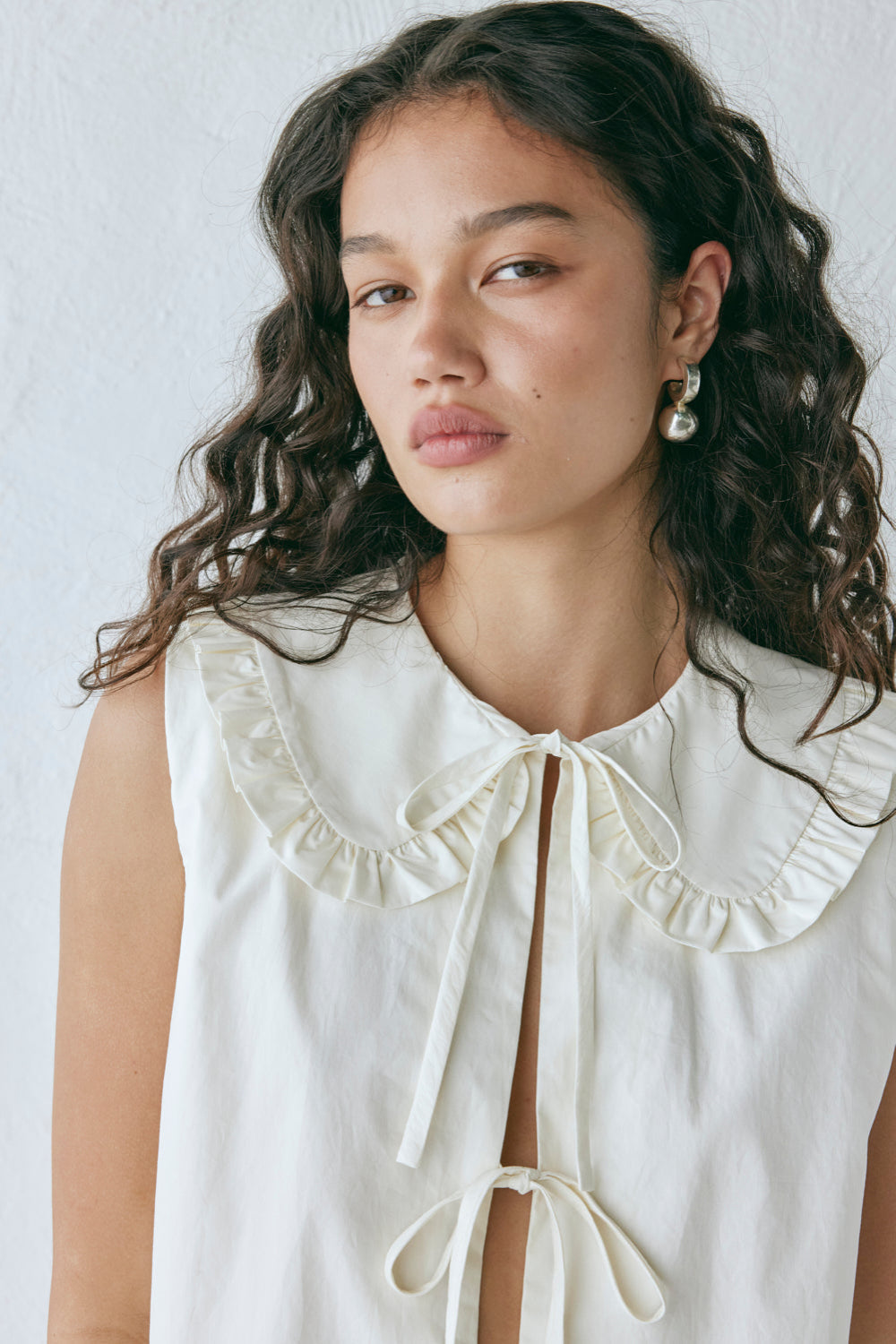Indira Smock Top Cream