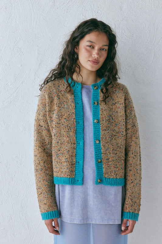 Camila Knit Cardigan Speckle
