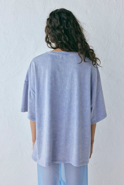 Willow Tee Chalk Blue