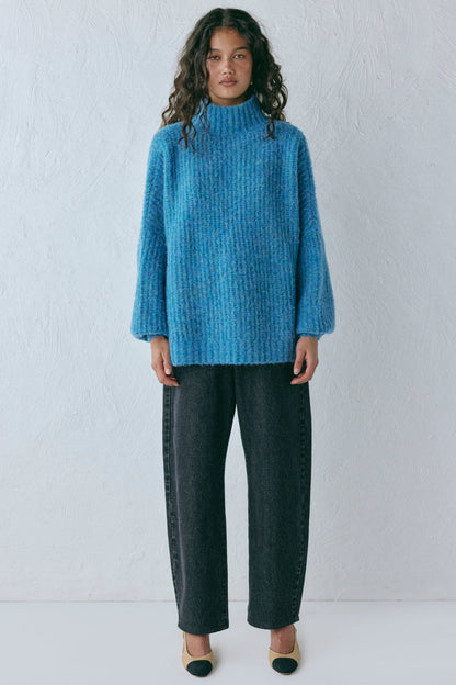 Yumi Knit Jumper Sea