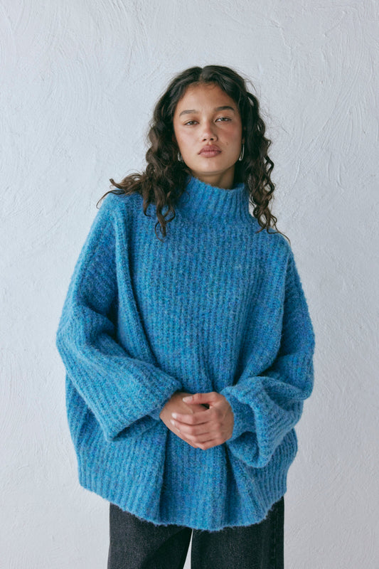Yumi Knit Jumper Sea