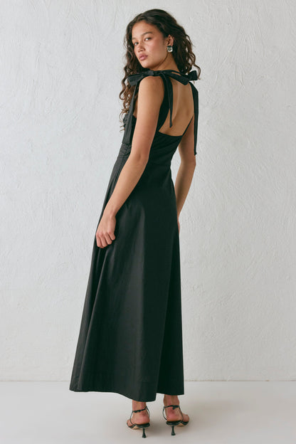 Lotte Midi Dress Black