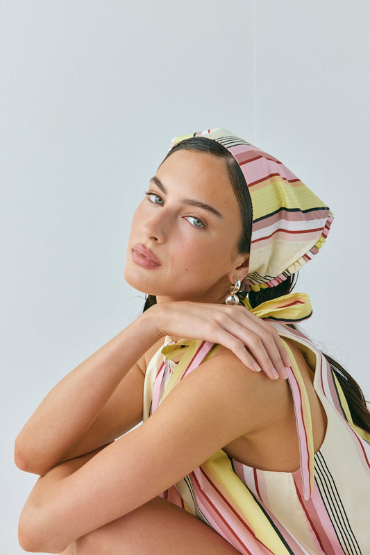 Darja Bandana Headscarf Stripe