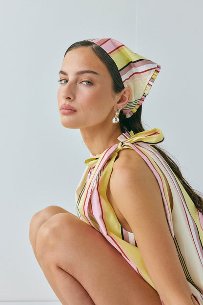 Darja Bandana Headscarf Stripe