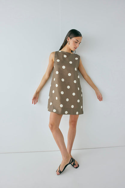 Aftersun Linen Mini Dress Spot
