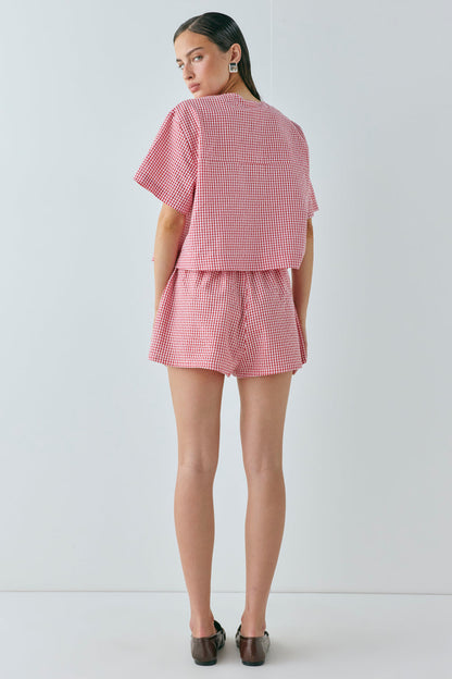 The Sea & I Shorts Red