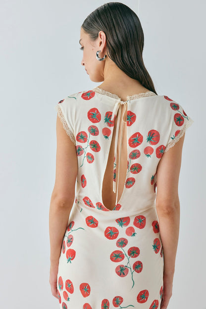 Vintage Lover Bias Cut Maxi Dress Roma