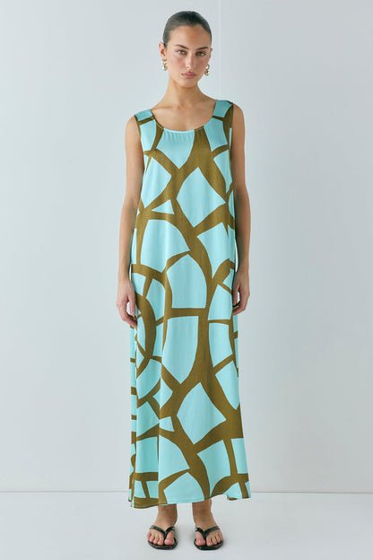 Cate Smock Maxi Dress Avi