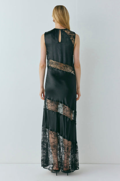 Dorit Lace Maxi Dress Black
