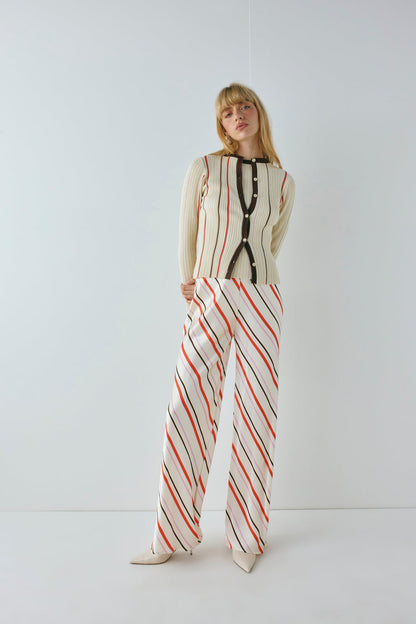 Margaux Knit Cardigan Stripe