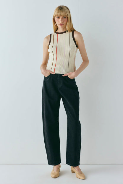 Frances Knit Top Stripe