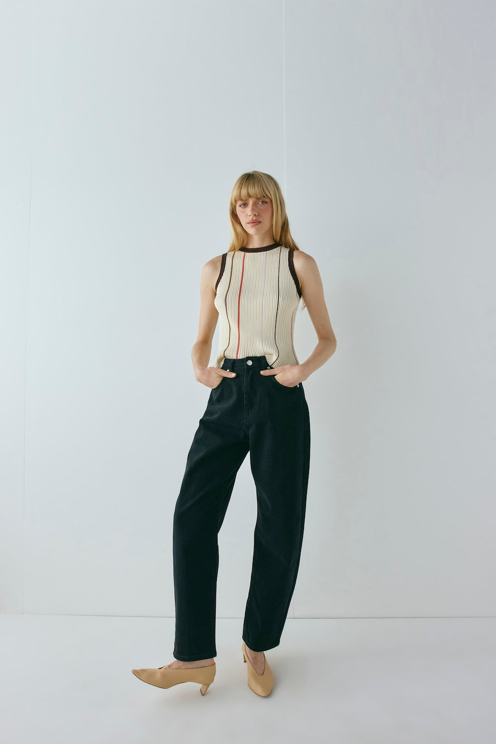 Frances Knit Top Stripe