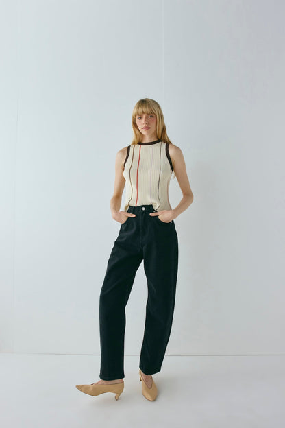 Frances Knit Top Stripe