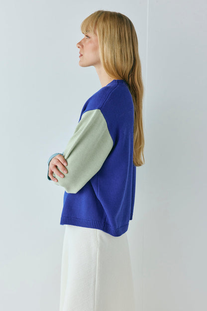 Clara Jumper Cobalt Splice