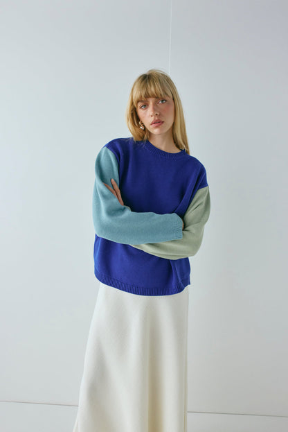 Clara Jumper Cobalt Splice