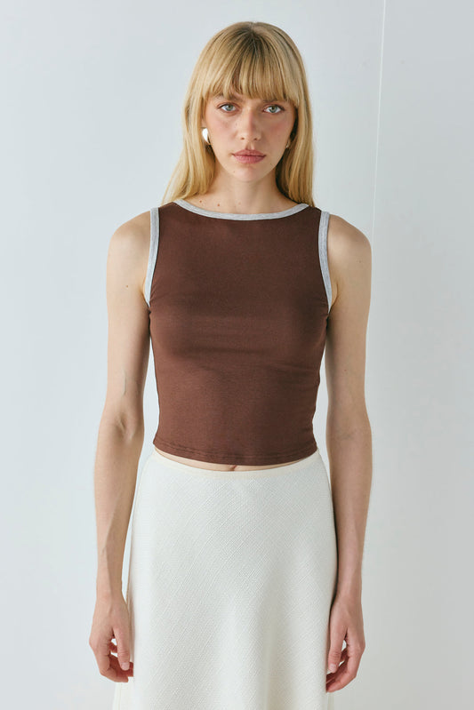 Paige Top Chocolate