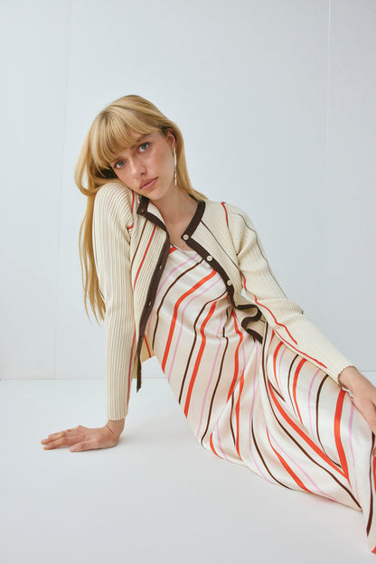 Margaux Knit Cardigan Stripe