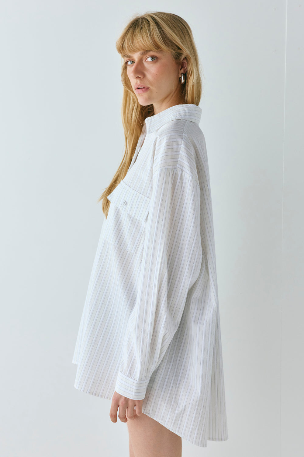 June Shirt Cream Stripe