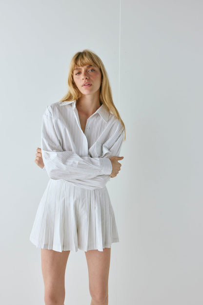 Nala Shorts Cream Stripe