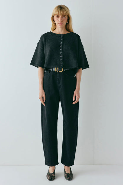 Hailey Knit Cardigan Black