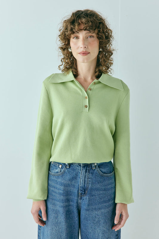 Tyra Knit Jumper Lime