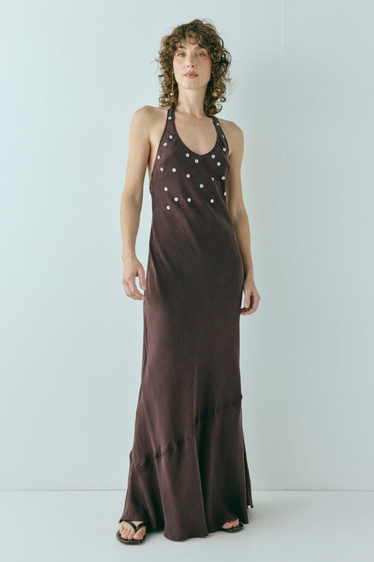 Daliah Maxi Dress Wine