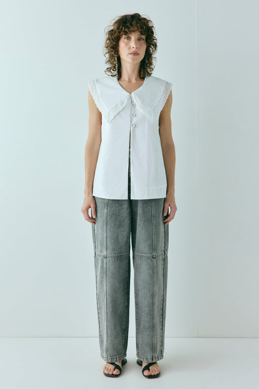 Mae Top White