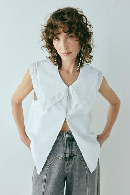 Mae Top White