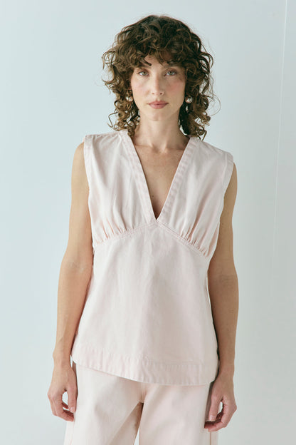 Nola Denim Top Musk