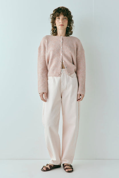 Sefa Knit Cardigan Baby Pink Marle