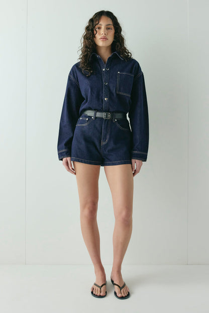 Jac Denim Utility Shirt Indigo