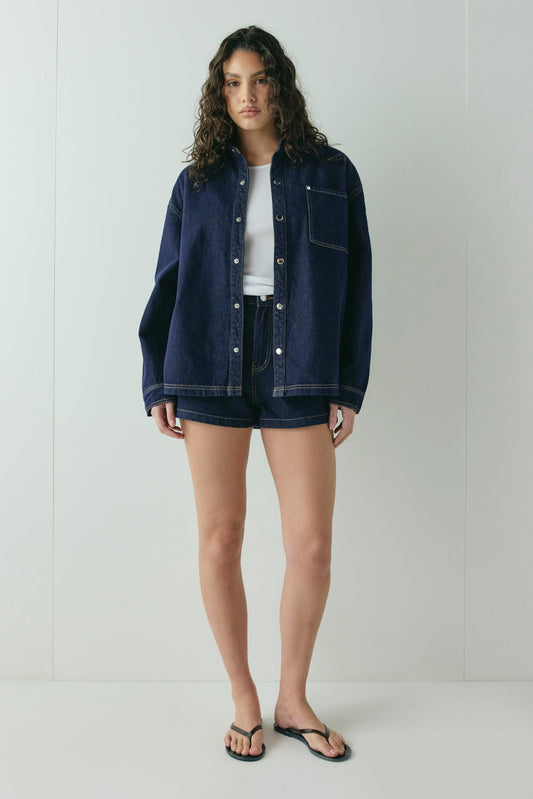Jac Denim Utility Shirt Indigo