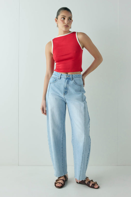 Paige Top Red