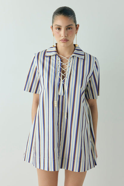 Zippora Mini Dress Stripe