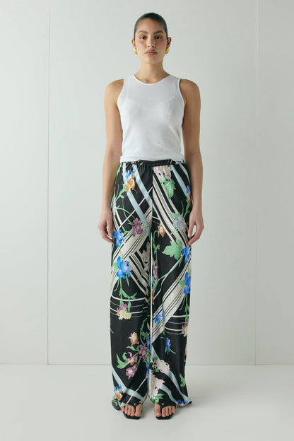 Remi Satin Pants Zari