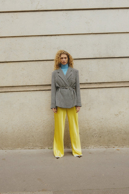Josefin Satin Pants Citrus