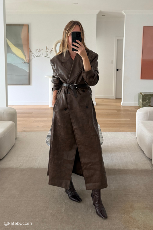 Zoa Trench Coat Coffee