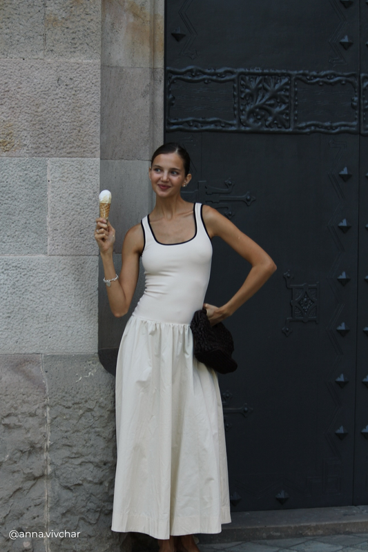 Milena Maxi Dress Cream