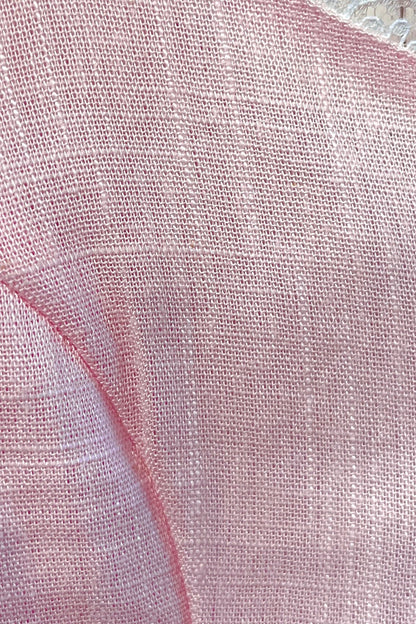 Love Language Button Front Top Blush